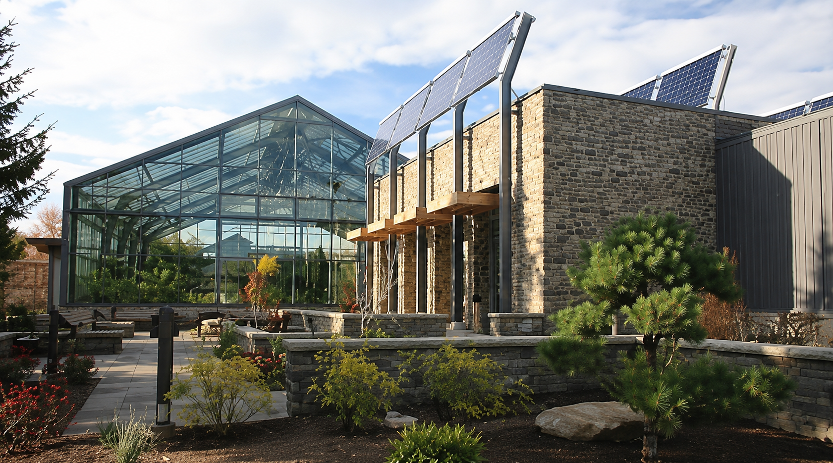ENMAX Conservatory beautiful glass structure